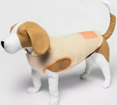 Chaleco Sherpa Boots & Barkley Perro o Gato, Tostado Extra Pequeño  Foto 1 de 4