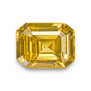 SRI LANKAN Saphir 7,06 ct. natürlich unbehandelt MAKELLOS kanariengelb EXKLUSIV - Bild 1 von 4