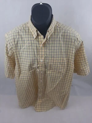 Camisa Travel Smith Regular Manga Corta Botón Frontal Tira Grande Para Hombre Foto 1 de 4