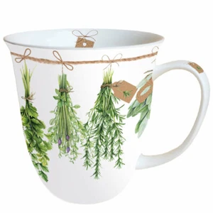 Tasse, Porzellantasse FRESH HERBS / Kräuter 0,4l Ambiente - Bild 1 von 1