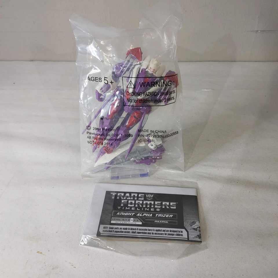 Botcon 2014 Transformers ATTENDEE Exclusive Knight Alpha Trizer w/ Card - Image 1 of 1