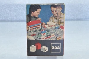 BC480 LEGO "Supplemental" #222 1x1 Steine - rot & weiß (1958) A+/a - Bild 1 von 4