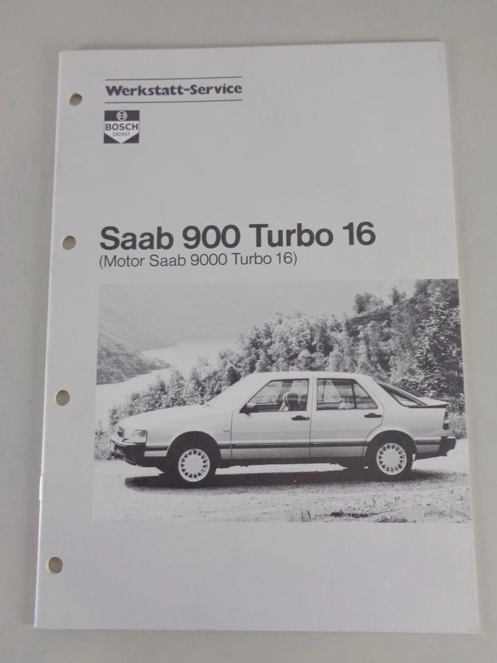 Manual de Taller De Bosch para Saab 900 Turbo 16 Stand 07/1986 - Imagen 1 de 1