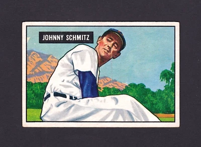 1951 Bowman #69 Johnny Schmitz  [EX/MT] - Image 1 of 2