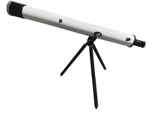 Vintage Circa 1960s Japan 40x50mm Telescope with Tripod, "Bright & Sharp Image" - Picture 1 of 16