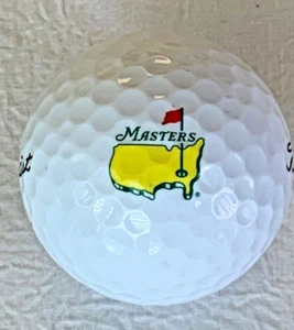 MASTERS GOLF TOURNAMENT TITLEIST LOGO GOLF BALL AUGUSTA NATIONAL GOLF CLUB C4 - Picture 1 of 3