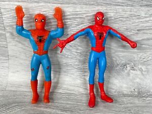 Spiderman Vintage 1978 Bendy Flexi  & Ben Cooper Jiggler Figure, Mego Marvel