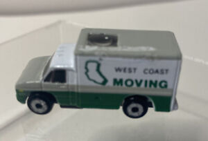 Micro Machines PRIVATE EYES Ford Box Van West Coast Moving 1990 Galoob DAMAGED
