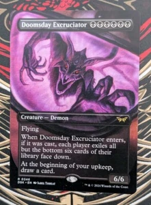 MTG *BORDERLESS* Duskmourn Rare DOOMSDAY EXCRUCIATOR NM - Imagen 1 de 1