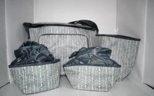 Thirty One Pet Travel Set in HerringBone NWT - Picture 1 of 11