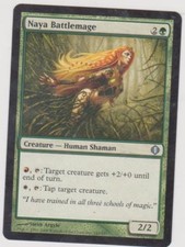 Magic MTG Tradingcard Shards of Alara 2008 Naya Battlemage 142/249