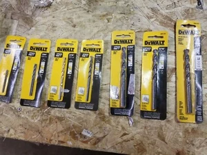 Lot of 7 DeWALT DWA1424 and more 1/2-Inch Brad Point Drill Bits - Picture 1 of 3