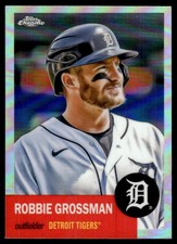 2022 Topps Chrome Platinum Anniversary Refractor Robbie Grossman Detroit Tigers