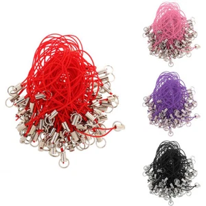 100PCS Mobile Phone Straps Cord Lanyards Bag Charm Straps 6cm Lariats US - Photo 1 sur 28
