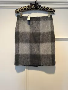 Damen Talbots grau Fensterscheibenrock Größe 0 Petite neu mit Etikett - Bild 1 von 2