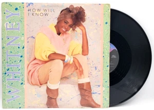 WHITNEY HOUSTON - HOW WILL I KNOW - POP SINGLE ARISTA AD 1-9449 - Picture 1 of 2
