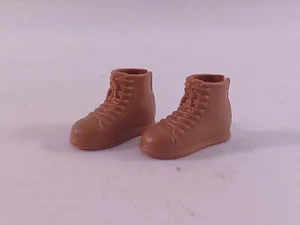 Mattel Barbie Sister Skipper Doll Brown Combat Boots High Tops Sneakers Shoes - Picture 1 of 5
