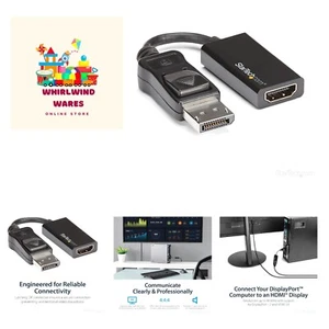 DisplayPort to HDMI Adapter - 4K 60Hz Active DP 1.4 to HDMI 2.0 Video Convert... - Picture 1 of 6