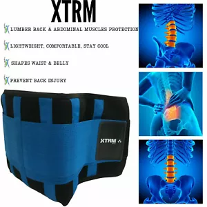 Girdle Corset Breathable Lower Back Support Neoprene Belt Lumbar Brace Posture - Picture 1 of 7