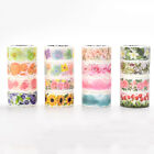 4Rolls Flower Washi Tape Masking Stickers Stationery Diary Album Suppliers DIY 