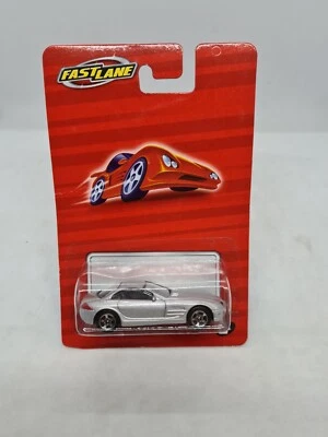 Vintage Realtoy Fast Lane Mercedes-Benz SLR MCLAREN Prata 1:60 Novo Carro Diecast  - Imagem 1 de 4