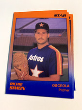 RICHIE SIMON 1989 Star Osceola Astros FREE SHIP
