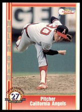 1993 Pacific Texas Express Pitcher California Angels Baseball Cards #34