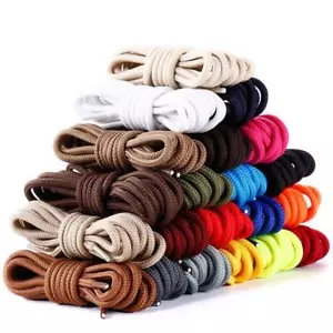 Shoelaces Round Shoe Laces for Sneakers Sport Outdoor Climbing Boot ShoesString✔ - Picture 1 of 23