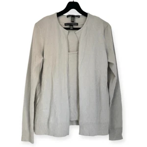 Linda Allard for Ellen Tracy Cashmere Sweater Set Size Medium - Picture 1 of 5