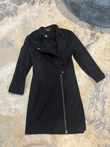 Armani Exchange Zip Up Motorcycle Dress Size 6 - Picture 1 of 3