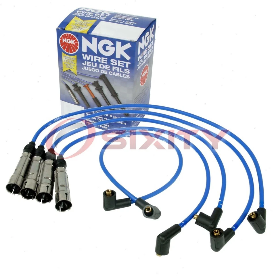 Juego de cables de bujía NGK de 1 pieza para Volkswagen Vanagon 1985-1991 2,1 L 1,9 L H4 - cb Foto 1 de 4