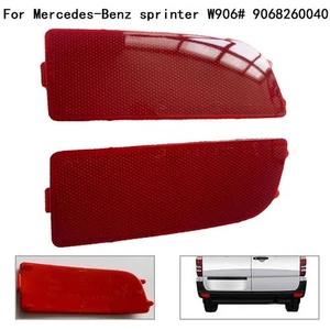 Light Reflector Tail Brake Lights LED Bumper Reflector Signal Sprinter W906 New - Picture 1 of 12