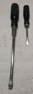 2pc GREAT NECK STRAIGHT BLADE SCREWDRIVER HANDLE SET  13"×1/2" & 7"× 1/4" BLADE - Picture 1 of 6