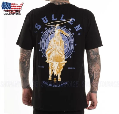 Camiseta de manga corta para hombre Sullen Art Collective Bull Rider Premium SCM5641 Foto 1 de 4