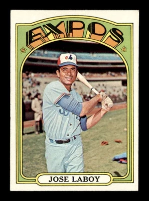 1972 Topps #727 Jose Laboy   NM/NM+ X3533886 - Image 1 of 3