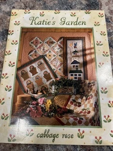 Libro modello trapunta Katie's Garden Cabbage Rose 1997 - Foto 1 di 2