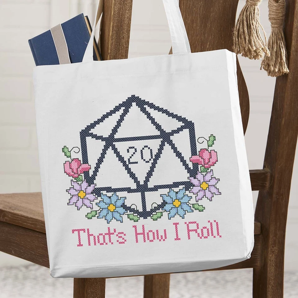 Herrschners® That's How I Roll Bolso de Mano Estampado Punto de Cruz Kit Foto 1 de 1