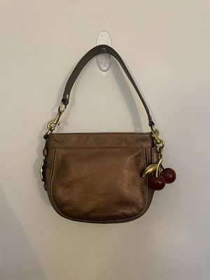 Bolso de Hombro Coach Zoe Cuero Marrón/Bronce Hobo Bucket 41864 Foto 1 de 4