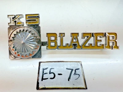 OEM 1975 - 1980 Chevrolet Chevy K5 Blazer Emblem Badge 349697 1977 1979 E5-75 - Imagem 1 de 4