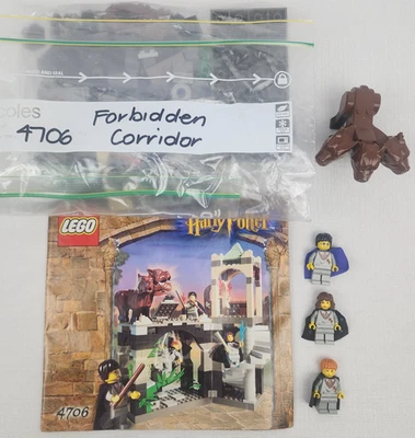 LEGO 4706 Harry Potter: Forbidden Corridor 98% Complete w/ Instructions No Box - Image 1 of 4