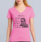 Albert Camus Quote - NEW COTTON LADIES V-NECK T-SHIRT - GIFT FOR HER