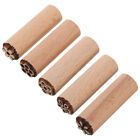 5 Pcs Clay Stamps Planner Wood Texture Scrapbook Toy Decorate