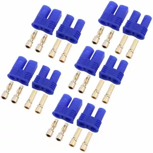 5 Pairs AMASS EC2 Connector Plug for RC Car Plane Helicopter Battery Lipo ESC - Picture 1 of 10