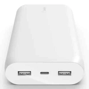 Belkin Power Bank, Black batterie externe 20k apple Samsung google LG - (white) - Picture 1 of 3