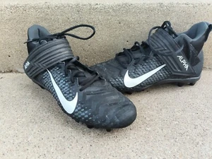 NIKE ALPHA MENACE VARSITY 2 Size 13 Football Cleats Black (AQ8154-001) - Picture 1 of 11