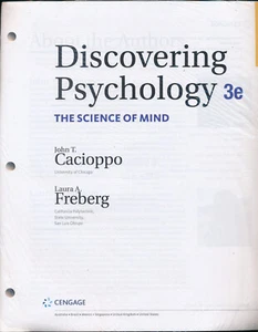 Psychologie entdecken Die Wissenschaft des Geistes 3. Ausgabe von Cacioppo - LOSE BLÄTTER - Bild 1 von 1