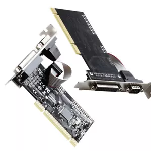 PCI adapter card Riser Card PCI 1serial 1Parallel port Expansion card Controller - Picture 1 of 6