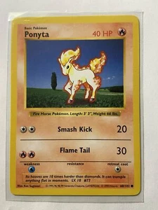 Juego Base Ponyta Shadowless Casi Como Nuevo INGLÉS 60/102 - Imagen 1 de 2