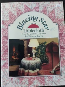 Blazing Star Tablecloth From Quilt in a Day Series by Eleanor Burns 1991 - Picture 1 of 3