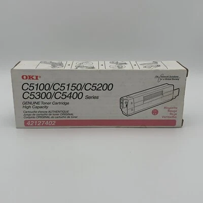 Genuine OKI 42127402 Magenta Toner High Capacity Open Box Sealed Inner Bag - Image 1 of 4